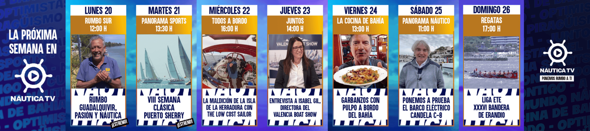 DESTACADOS horizontal 20JUL26 Náutica TV - Ponemos rumbo a ti